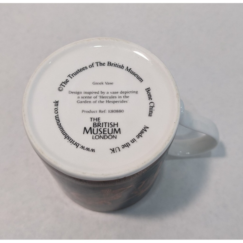 British Museum London Greek Vase Mug Hercules Garden Hesperides Bone China Cup - Picture 6 of 11